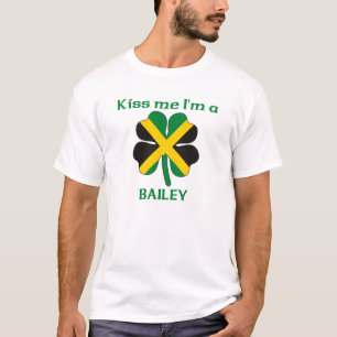 Personalised Jamaican Kiss Me I'm Bailey T-Shirt
