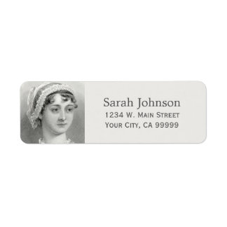 Personalised Jane Austen Return Address Label