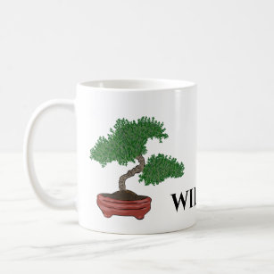 Personalised Japanese Bonsai Tree Coffee Mug