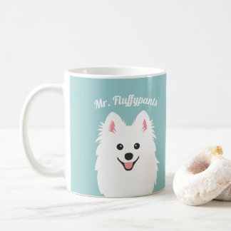 Personalised Japanese Spitz Dog / Samoyed Mug