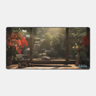 Personalised Japanese Workbench & Garden Desk Mat 