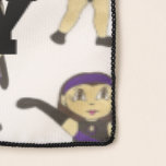 Personalised Jazz Dance Teacher Choreographer Gift Scarf<br><div class="desc">Design features an original marker illustration of a girl jazz dancer in a purple and black jazz dance recital costume and black leather jazz dance shoes. Perfect for your favourite jazz dancer, dance teacher, choreographer, or studio owner! Don't see what you're looking for? Need help with customisation? Click "contact this...</div>