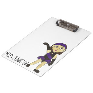 Personalised Jazz Dance Teacher Instructor Gift Clipboard