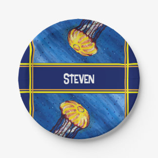 Personalised Jellyfish Paper Plate