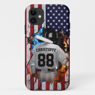 Personalised Jersey American Baseball iPhone 11 Case