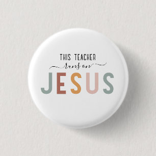 Personalised Jesus faith professions 3 Cm Round Badge