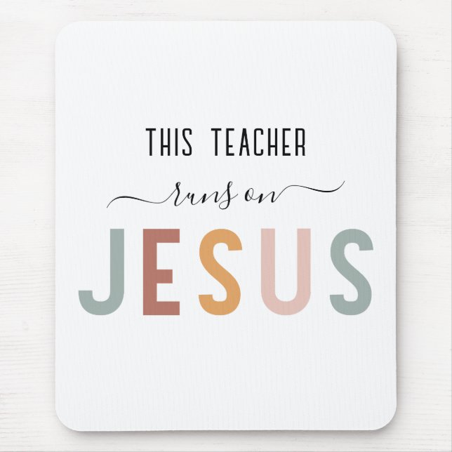 Personalised Jesus faith professions  Mouse Pad (Front)