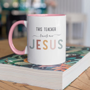 Personalised Jesus faith teacher Mug