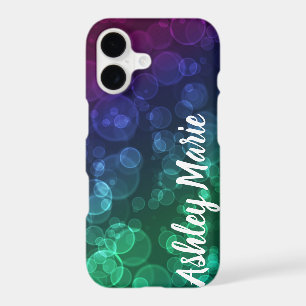 Personalised Jewel Tone Bokeh Bubbles Underwater