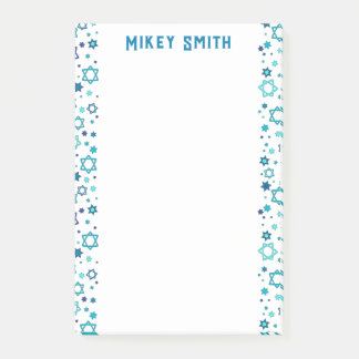Personalised Jewish Star Post-it Notes