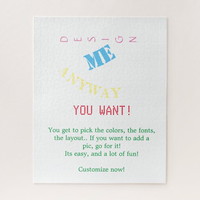 Personalised Jigsaw Puzzle (Vertical)