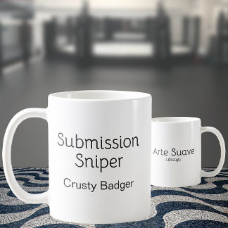 Personalised Jiu Jitsu Submission Sniper  Coffee Mug