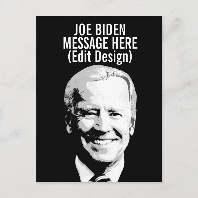 Personalised Joe Biden Postcard (Front)
