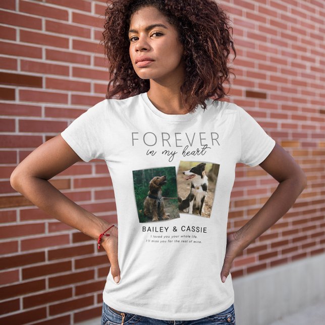 Personalised Joint Pet Memorial T-Shirt (Creator Uploaded)