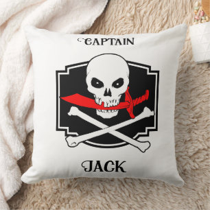 Personalised Jolly Roger (Cutlass) Cushion