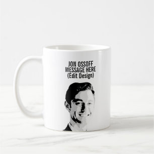 Personalised Jon Ossoff Bust Coffee Mug