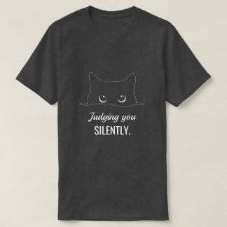 Personalised Judging You Silently Kitty T-Shirt