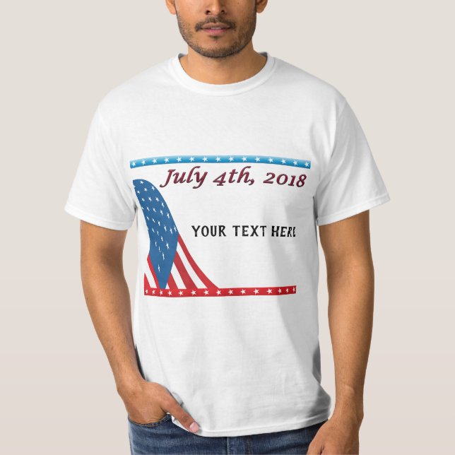 Personalised July 4th T-shirts (Front)