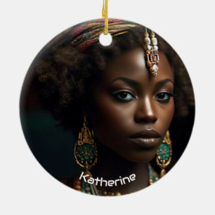 Personalised Juneteenth - Black History Ceramic Ornament