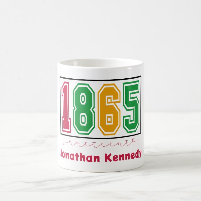 Personalised Juneteenth - Black History  Coffee Mug (Center)