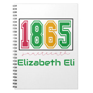 Personalised Juneteenth - Black History Notebook
