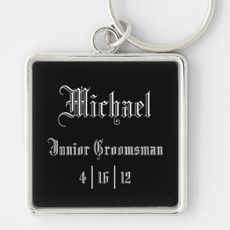 Personalised Junior Groomsman Keychain