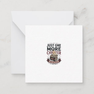 Personalised Just One More Chapter Est 1985 Bookwo Card