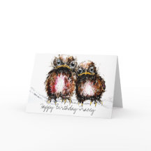 Personalised Just the two of us birds