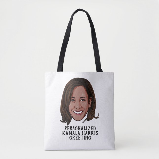 Personalised Kamala Harris Tote Bag (Front)