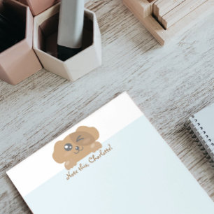 Personalised Kawaii Animal - Dog Notepad