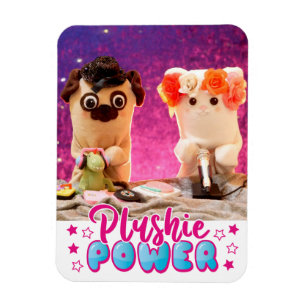 Personalised Kawaii Cute Plushie Power Photo Magnet