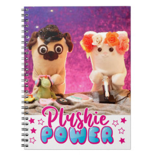 Personalised Kawaii Cute Plushie Power Photo Notebook