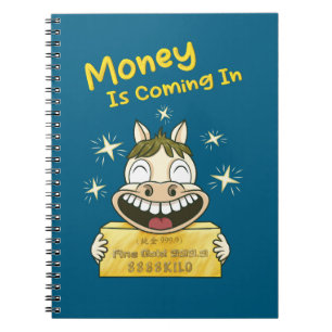Personalised kawaii Wealth Manifestation Pony Notebook