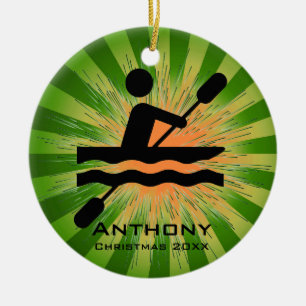 Personalised Kayaking Ornament
