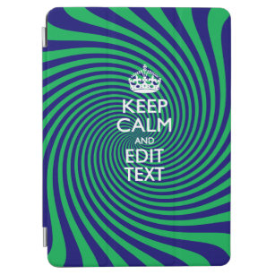Personalised KEEP CALM AND Edit Text EASILY iPad Air Cover