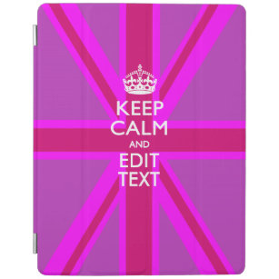Personalised KEEP CALM AND Edit Text EASILY iPad Smart Cover