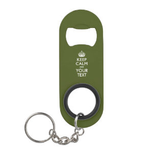 Personalised KEEP CALM AND Edit Text on Olive