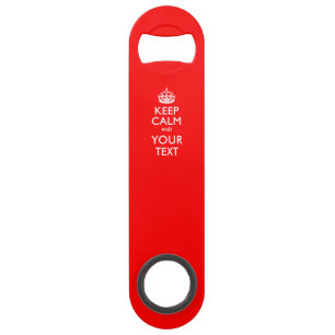 Personalised KEEP CALM AND Edit Text on Red