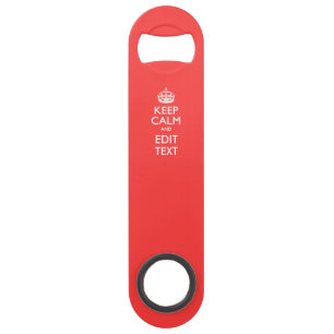 Personalised KEEP CALM and Have your text on Coral