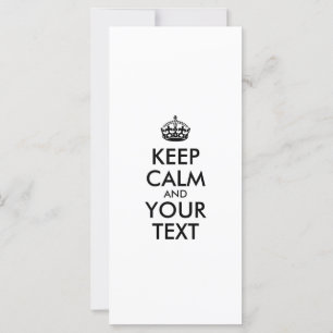 Personalised KEEP CALM and YOUR TEXT