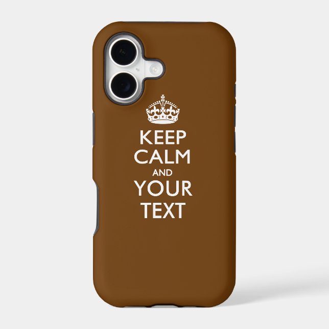 Personalised KEEP CALM AND Your Text (Back)