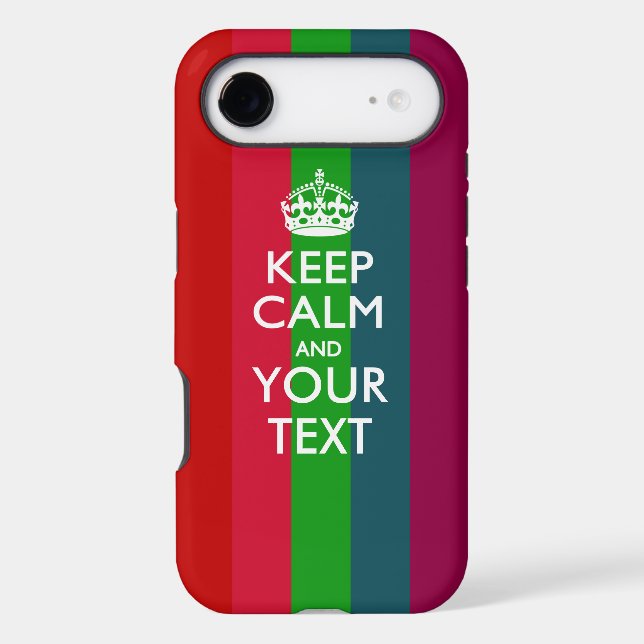 Personalised KEEP CALM AND Your Text (Back)