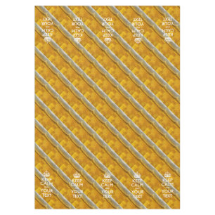 Personalised Keep Calm And Your Text Beer Decor Tablecloth
