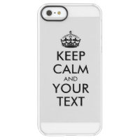 Personalised KEEP CALM and YOUR TEXT - black words