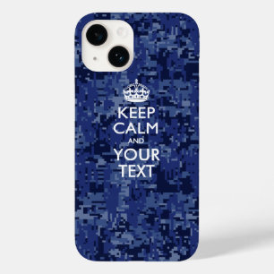 Personalised KEEP CALM AND Your Text Case-Mate iPhone 14 Case