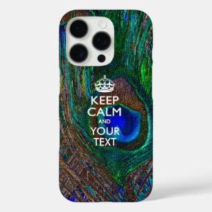 Personalised KEEP CALM AND Your Text iPhone 16 Pro Case