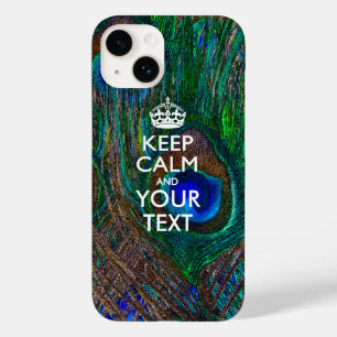 Personalised KEEP CALM AND Your Text Case-Mate iPhone 14 Case