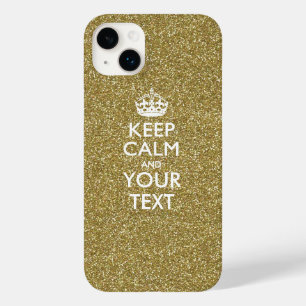 Personalised KEEP CALM AND Your Text Case-Mate iPhone 14 Plus Case
