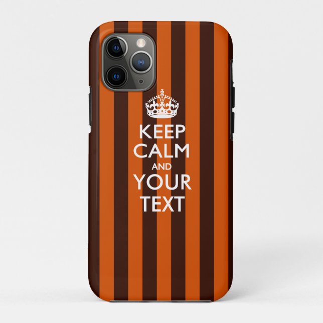Personalised KEEP CALM AND Your Text Case-Mate iPhone Case (Back)