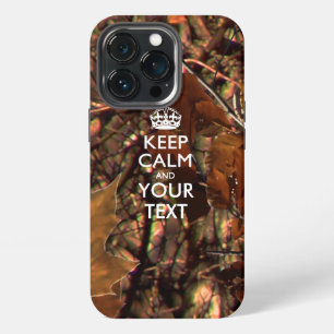 Personalised KEEP CALM AND Your Text iPhone 13 Pro Case
